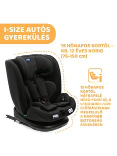Chicco Mokita I-Size autósülés 76-150 cm - Black