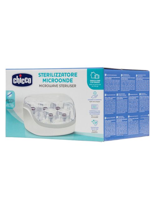 Chicco Sterilizáló mikrohullámú sütőbe 600-1200 Watt, 3-8 perc