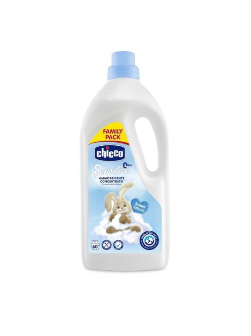 Chicco Öblítő púder illattal, 1,5 liter Sensitive - púder fehér