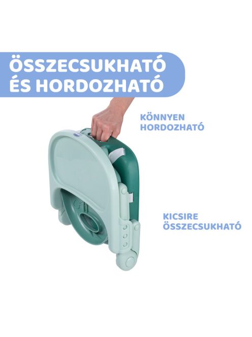 Chicco Pocket Snack 15 kg-ig, hordozható székmagasító, Sage