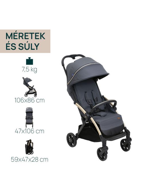 Chicco Goody XPlus babakocsi 22 kg-ig - Dark Shadow