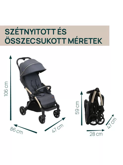 Chicco Goody XPlus babakocsi 22 kg-ig - Dark Shadow