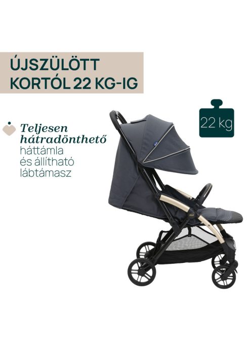 Chicco Goody XPlus babakocsi 22 kg-ig - Dark Shadow