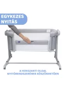Chicco Next2me Magic Evo babaágy Co-Sleeping - Grey Mist