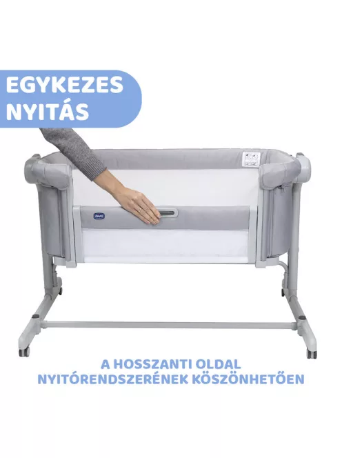 Chicco Next2me Magic Evo babaágy Co-Sleeping - Grey Mist