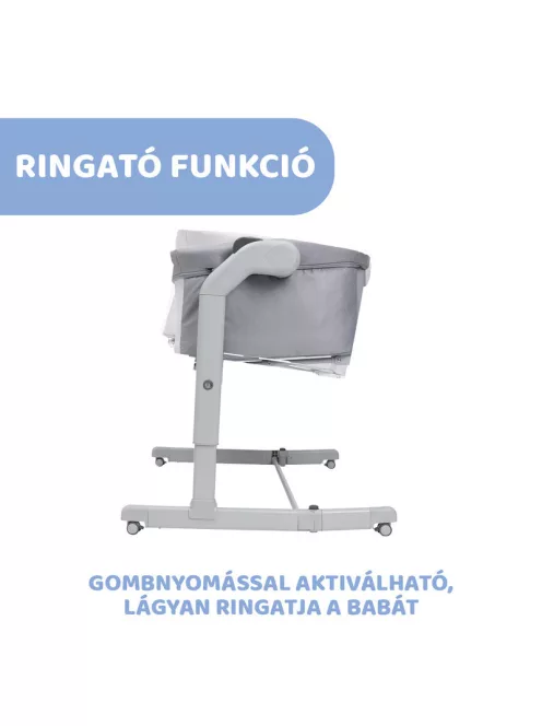 Chicco Next2me Magic Evo babaágy Co-Sleeping - Grey Mist