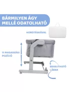 Chicco Next2me Magic Evo babaágy Co-Sleeping - Grey Mist