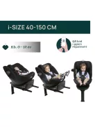 Chicco EVERONE I-SIZE 40-150cm autósülés - Grey Black