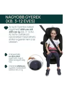 Chicco EVERONE I-SIZE 40-150cm autósülés - Grey Black