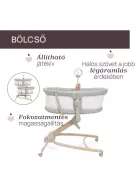 Chicco Baby Hug Armonia bölcső - asztali szék 0 - 15 kg, 0- 36 hó