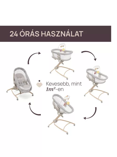 Chicco Baby Hug Armonia bölcső - asztali szék 0 - 15 kg, 0- 36 hó
