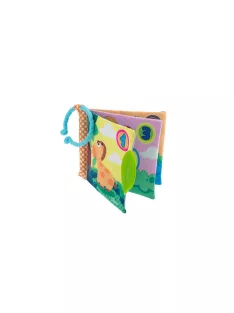   Chicco 3-lapos csörgő-rágókás textil könyv babakocsira akasztható