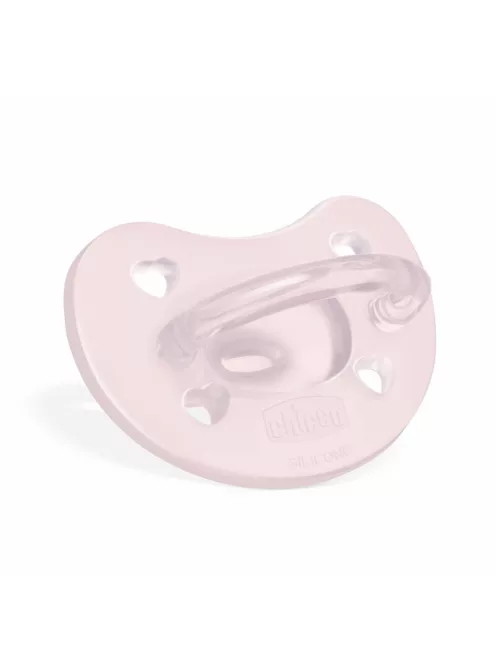 Chicco Physio Soft szilikon cumi 0-6 hó (1 db) - rózsaszín