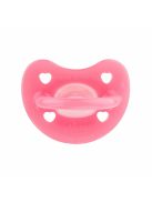 Chicco Physio Forma® Soft 16-36 hó csupa-szilikon cumi 1 db csupa puhaság - rózsaszín