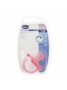 Chicco Physio Forma® Soft 16-36 hó csupa-szilikon cumi 1 db csupa puhaság - rózsaszín