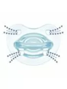 Chicco Physio Soft szilikon cumi 0-6 hó (1 db) - világoskék