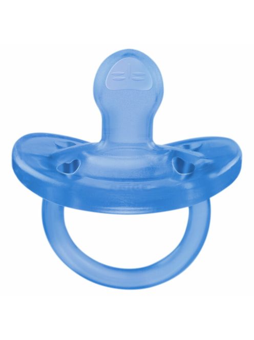 Chicco Physio Forma® Soft 6-16 hó csupa-szilikon cumi 1db csupa puhaság - kék