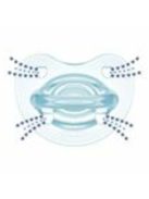 Chicco Physio Forma® Soft 6-16 hó csupa-szilikon cumi 1db csupa puhaság - kék