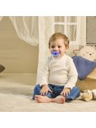 Chicco Physio Forma® Soft 6-16 hó csupa-szilikon cumi 1db csupa puhaság - kék