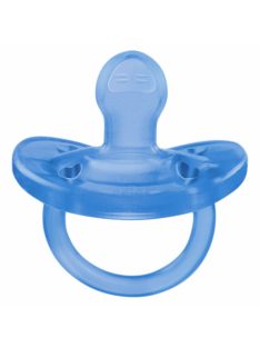   Chicco Physio Forma® Soft 16-36 hó csupa-szilikon cumi 1 db csupa puhaság - kék