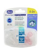 Chicco Mini PhysioForma Soft szilikon altatócumi 0-2 m 2 db lány