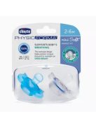 Chicco Mini PhysioForma Soft szilikon, altatócumi, 2-6 m, 2 db, fiú