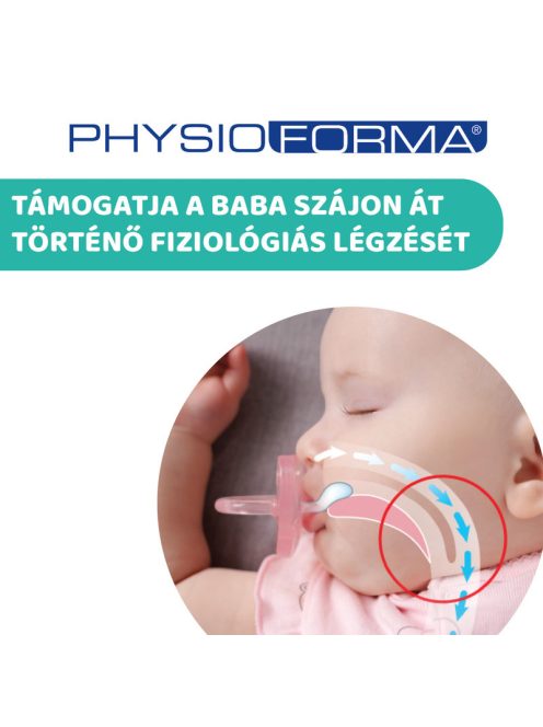 Chicco Mini Soft cumi 0-2 hó, 2 db - rózsaszín