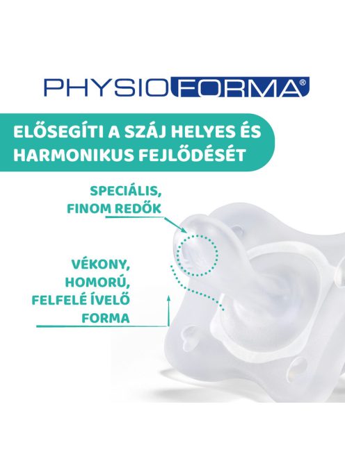 Chicco Mini Soft cumi 0-2 hó, 2 db - rózsaszín