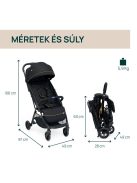 Chicco GLEE babakocsi 0-22 kg - Uneven Black