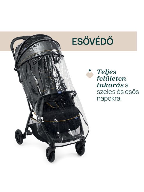 Chicco GLEE babakocsi 0-22 kg - Uneven Black