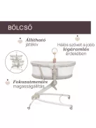 Chicco Baby Hug Armonia 4in1 bölcső-asztali szék 0 - 15 kg, 0- 36 hó