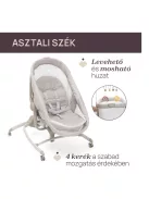 Chicco Baby Hug Armonia 4in1 bölcső-asztali szék 0 - 15 kg, 0- 36 hó