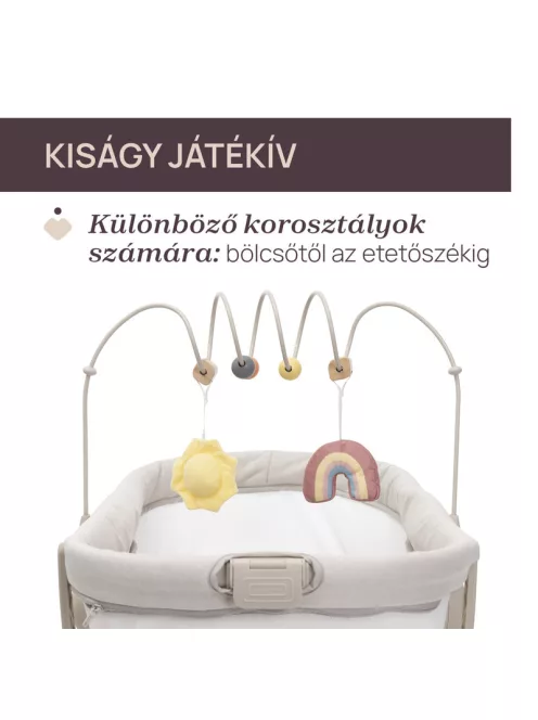 Chicco Baby Hug Armonia 4in1 bölcső-asztali szék 0 - 15 kg, 0- 36 hó