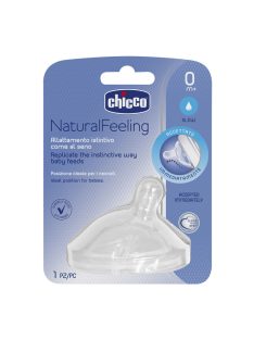   Chicco NaturalFeeling 1 db ferde etetőcumi, normál folyású