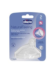   Chicco Natural Feeling 1 db ferde etetőcumi közepes folyású