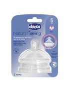 Chicco NaturalFeeling 2 db etetőcumi gyors folyású