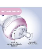 Chicco NaturalFeeling, normál folyású cumisüveg, újszülöttkorra, 150 ml