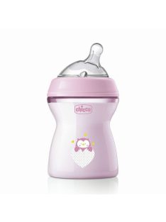 Chicco NaturalFeeling közepes folyású cumisüveg, 250 ml