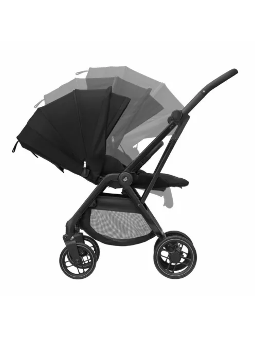 Maxi-Cosi Leona2 babakocsi 0-22 kg bővíthető mózessel és hordozóval - fekete