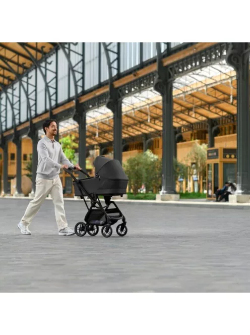 Maxi-Cosi Leona2 babakocsi 0-22 kg bővíthető mózessel és hordozóval - fekete