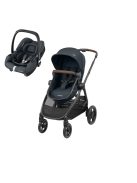 Maxi-Cosi Duo-pack Zelia3 babakocsi Cabriofix i-Size hordozóval utazórendszer 0-22 kg Essential Graphite