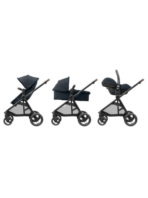 Maxi-Cosi Duo-pack Zelia3 babakocsi Cabriofix i-Size hordozóval utazórendszer 0-22 kg Essential Graphite