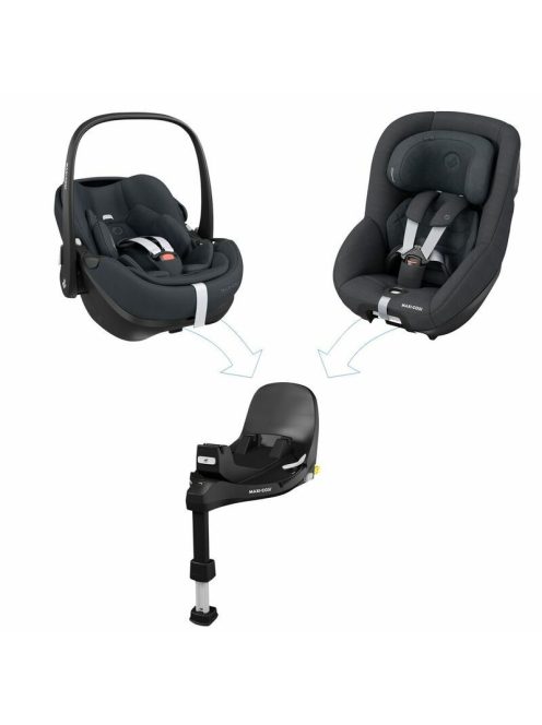 Maxi-Cosi Familyfix 360 Pro SlideTech i-Size rögzítőtalp 40 - 105 cm, 0-4 év Black