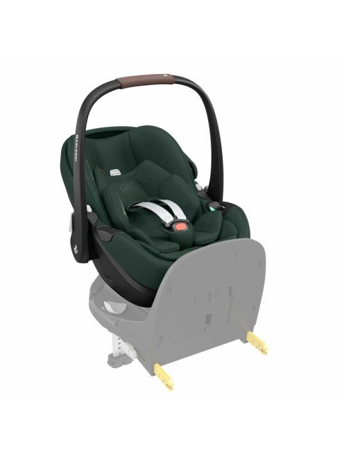 Maxi-Cosi Pebble 360 Pro2 - SlideTech & EcoCare hordozó 40-87 cm recycling szövettel - Twillic Green