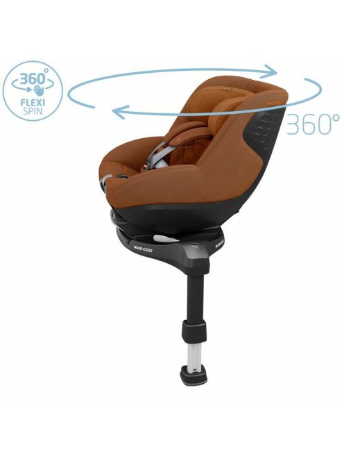 Maxi-Cosi Pearl 360 Pro SlideTech gyerekülés 61 - 105 cm-ig Authentic Cognac