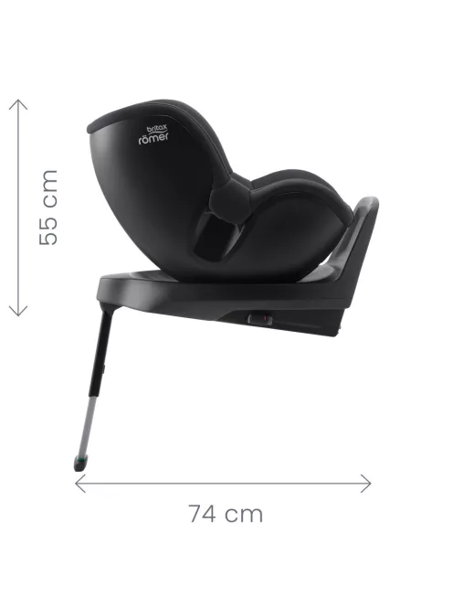 Britax Römer gyerekülés Dualfix Plus - Midnight Grey