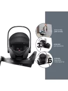 Britax Römer hordozó Baby-Safe Pro Vario Base 5Z bundle Classic - Deep Black