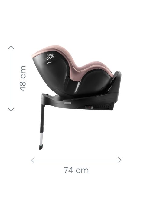 Britax Römer gyerekülés Dualfix Pro Style Dusty Rose