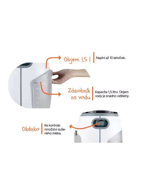 Zopa Formula milk maker Babyccino White