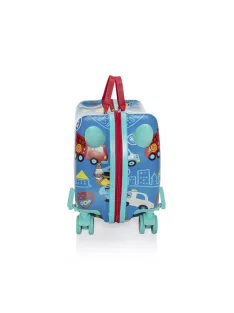 Zopa Pack&Ride gyermek gurulós bőrönd - Traffic